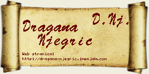 Dragana Njegrić vizit kartica
